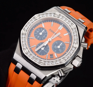 Montre à quartz analogique de luxe pour femme H Brand, boîtier en acier inoxydable, avec moissanite, bracelet en silicone tendance, montres glacées, en promotion - Product Image 2