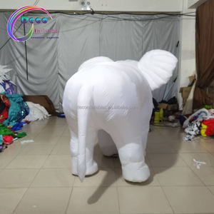 고품질 흰색 풍선 동물 의상 장식 풍선 코끼리 의상 - Product Image 5