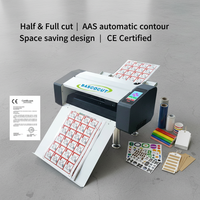 Découpeuse numérique de feuilles d'étiquettes adhésives en vinyle DIY à alimentation automatique multi-feuilles haute productivité avec découpe de contour AAS