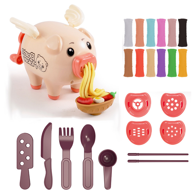 Детский веселый красочный набор инструментов для грязи мультяшный аппарат «сделай сам» для лапши мороженого красочные игрушки из глины обучающие игрушки для детей