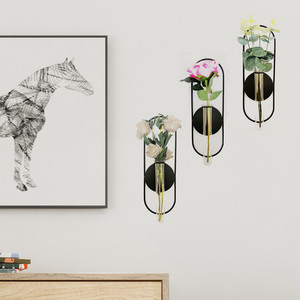Decorazione Della <span class=keywords><strong>Parete</strong></span> Del Fiore di <span class=keywords><strong>Parete</strong></span> Del Tubo Vaso di Metallo per il Fiore di Visualizzazione Holder - Product Image 3