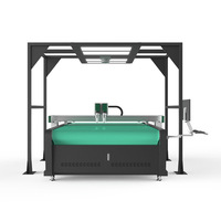 Máquina de Corte de Cuero CNC Automática Controlada por Computadora para Ropa de Piel de Oveja con Mesa de Corte de Formato Ancho