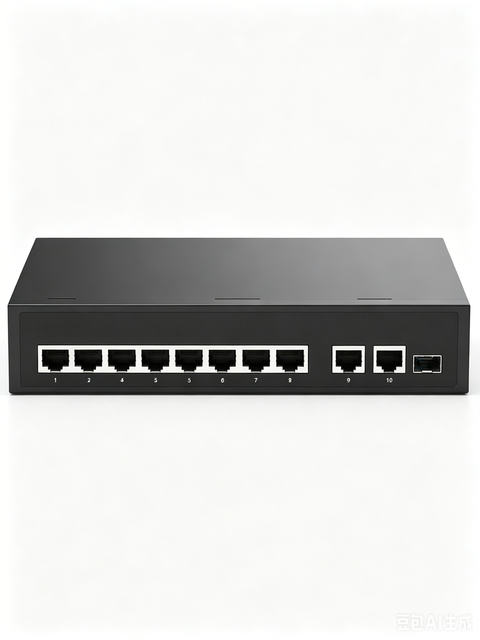 8 Port Gigabit Easy Smart PoE Switch Cloud Managed with SFP Slot and RJ45 Port Uplink