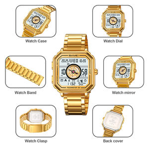 ساعات رجالية كوارتز من SKMEI 2507 متوفرة بخصومات بالجملة، تتميز بواجهات مضيئة أنيقة ومقاومة للماء - Product Image 5