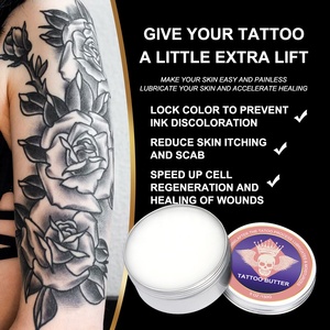 Crème réparatrice après-soin pour tatouage en marque privée, baume cicatrisant, préservation du tatouage à long terme, hydratant naturel, beurre de tatouage biologique - Product Image 4