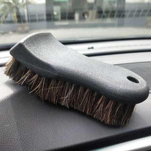 Cepillo de Limpieza para Tapicería de Cuero de Automóvil, de Lujo, 80% Crin de Caballo y Seda, Antiarañazos - Product Image 1