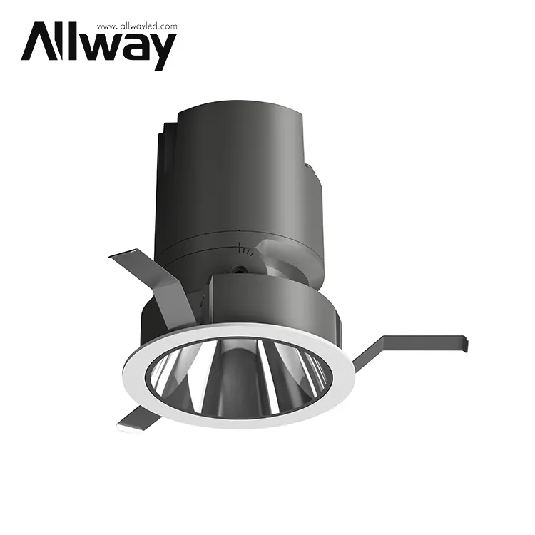 Allway SKD Modern Design Angle Adjustable Home Living Room Downlight Cob 7 12 20 W Recessed Led Down Lamp Housing