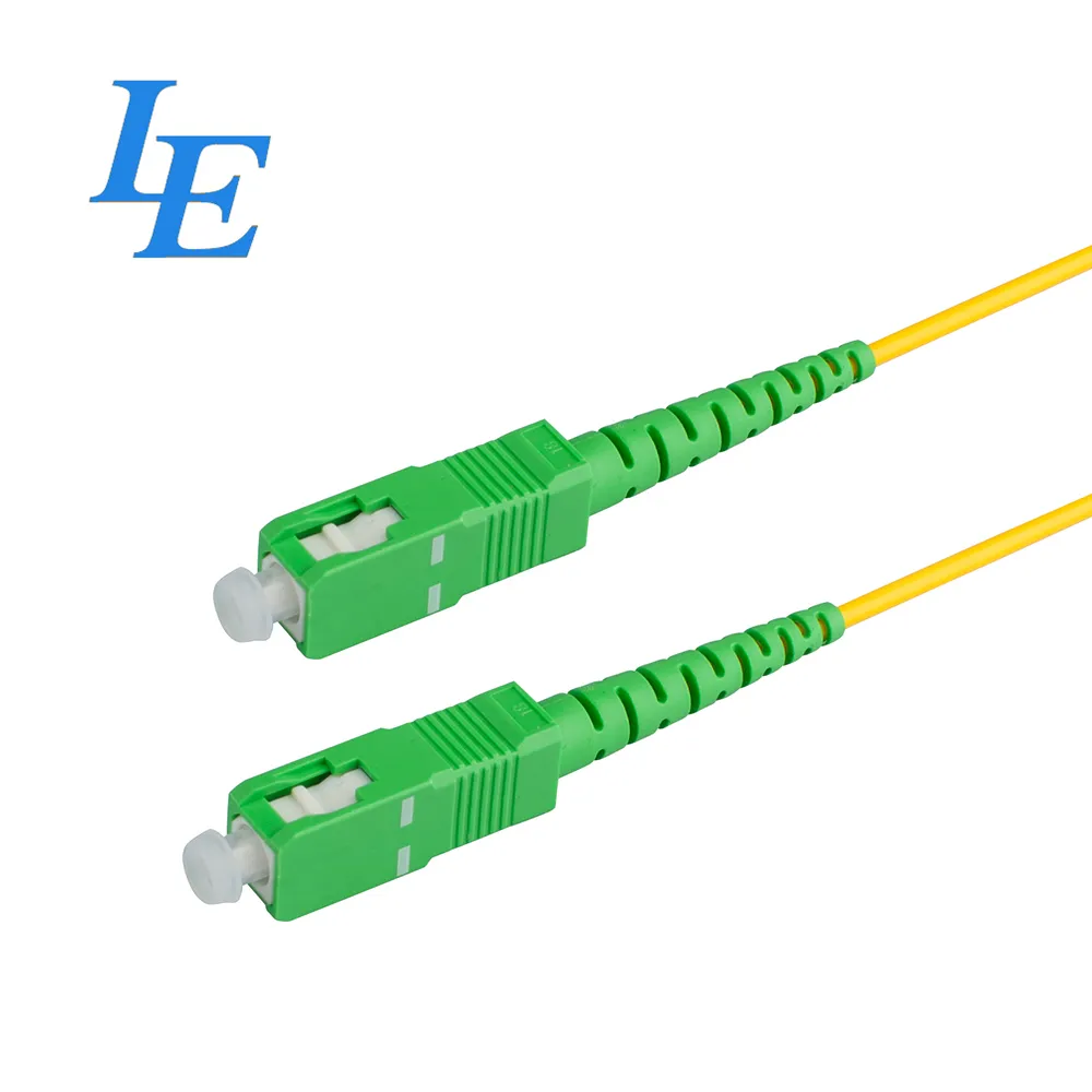 CE belgeli dubleks fiber optik yama kablosu kabloları