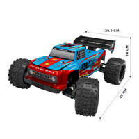 Voiture de course tout-terrain à dérive à l'échelle 1:14, 4 canaux, portée 50 m, jouets RC 2,4 G pour enfants