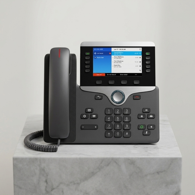 CP-8845-W-K9 White IP Phone 8845 720P HD Video VoIP Phone PoE Gigabit Ethernet Business Office Desk Phone