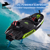 Planche de surf à moteur professionnelle RUSH WAVE 110cc à essence, en fibre de carbone, pour le surf en mer