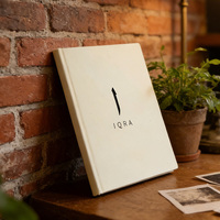 Agenda personnalisé pour le Ramadan, couverture en cuir élégante, journaux de réflexion quotidiens, 80 feuilles, journal spirituel personnalisé