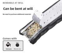 Guanhui - Espaciador de Vidrio para Ventanas y Puertas de Diseño Moderno, de Caucho Butilo y Aleación de Aluminio, con Borde Cálido, Alta Resistencia, 6A-24A