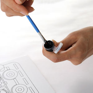 Vente en gros de tableau de <span class=keywords><strong>peinture</strong></span> par numéros pour enfants sous-marin petits animaux jouets éducatifs peuvent ajuster la couleur par eux-mêmes - Product Image 4