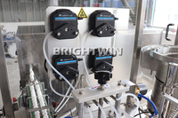 Machine automatique de remplissage et de bouchage de petites bouteilles de liquides et d'huiles essentielles pour la ligne de production de cosmétiques et de parfums