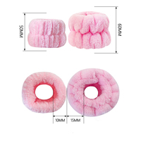Sangle de lavage de poignet réutilisable en microfibre douce pour femmes filles, yoga, course à pied, bande de sueur pour le poignet