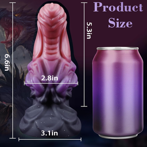 Dicker Fantasy-Tierdrachen-Dildo Großer Analplug Monster-Knoten Alien-Analpenis mit Saugnapf Weiches Silikon-Sexspielzeug - Product Image 3