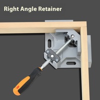 Pince d'angle à 90 degrés à assembler soi-même, réglable, pour le travail du bois, en aluminium et bronze