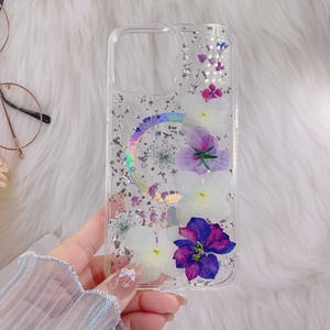 Hotest lujo de alta calidad transparente flor funda de teléfono para <span class=keywords><strong>iPhone</strong></span> 16 15 Pro Max 13 14 <span class=keywords><strong>Plus</strong></span> PC Material Logo fundas de teléfono móvil - Product Image 6