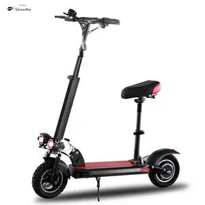 Personnalisation 48V 15Ah 10 pouces puissant moteur d'entraînement 800W haute vitesse 45 km/h frein à disque scooter électrique hors route e-scooter