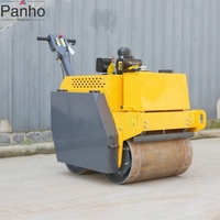 Rouleau compresseur routier compact à double roue, à moteur diesel, modèle YH-YLS700B, fourni par l'usine