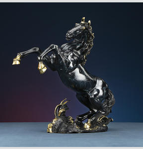 Artisanat en métal cuivre, collection d'ornements de cheval au trot, cadeaux, cadeaux pour hommes de bureau, haute qualité, ouverture de magasin, accessoires porte-bonheur - Product Image 6