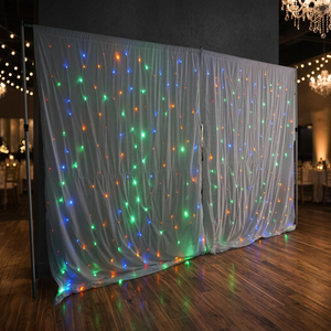 <b>LED</b> <b>Star</b> Curtain with RGB White Blue Red Green Lights for Stage Event Decoration - Product Image 3