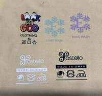 Autocollants en caoutchouc personnalisés avec impression sérigraphique, logo de marque, effet 3D en relief, étiquettes en silicone souple à transfert thermique pour vêtements