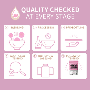 Vanwin Premium Gummies di creatina miste bacche di creatina monoidrato gommose 5g confezione di borsa per allenamento per costruzione muscolare - Product Image 6