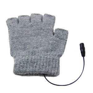 Calentador eléctrico portátil inalámbrico Grafeno Deportes Pesca Tejidos Medio dedos Guantes calefactables eléctricos - Product Image 4