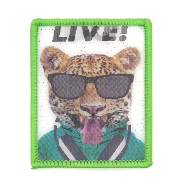 Customized 3D Lenticular Transform Pattern Patch Soft PVC/TPU Patches Embroidery Iron on for Clothing 5-7 Day Sample Time