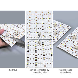 แผ่นไฟ LED SMD2835 แบบมีแสงพื้นหลังลายหินอ่อน - ขายดีในยุโรปและสหรัฐอเมริกา อายุการใช้งานยาวนาน ค่า CRI สูง Ra≥95 ขนาด 300x300 มม. IP20 225-LED หลายอุณหภูมิสี DC24V - Product Image 5