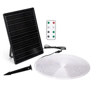 Tira de luz solar LED de 20m 2700k 200w: Iluminación eficiente, ecológica y decorativa para exteriores, jardines y espacios al aire libre. - Product Image 1