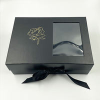 Boîte-cadeau avec fermeture de mariage personnalisée, coffret cadeau de luxe en papier magnétique pour demoiselle d'honneur et demande de mariage