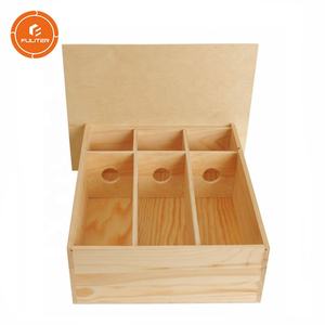 Contenant de rangement en <span class=keywords><strong>bois</strong></span> personnalisé, <span class=keywords><strong>vide</strong></span>, boîtes à <span class=keywords><strong>vin</strong></span>, bon marché, avec couvercle en acrylique coulissant, vente en gros - Product Image 6