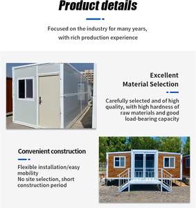 <span class=keywords><strong>Maison</strong></span> de conteneur pliable préfabriquée de luxe de 20 pieds 2-4 chambres à coucher petites maisons pour adultes de 40 pieds à <span class=keywords><strong>vendre</strong></span> - Product Image 4