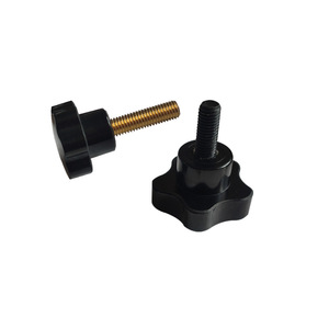 ด้ามจับเบกาไลท์ทรงดาว Perpetual Crown ขนาด 6x25 8x32 10x40 12x50 12x63 16x63 12x80 16x80 20x80 แบบมีซี่ลวด อะไหล่มาตรฐาน - Product Image 1