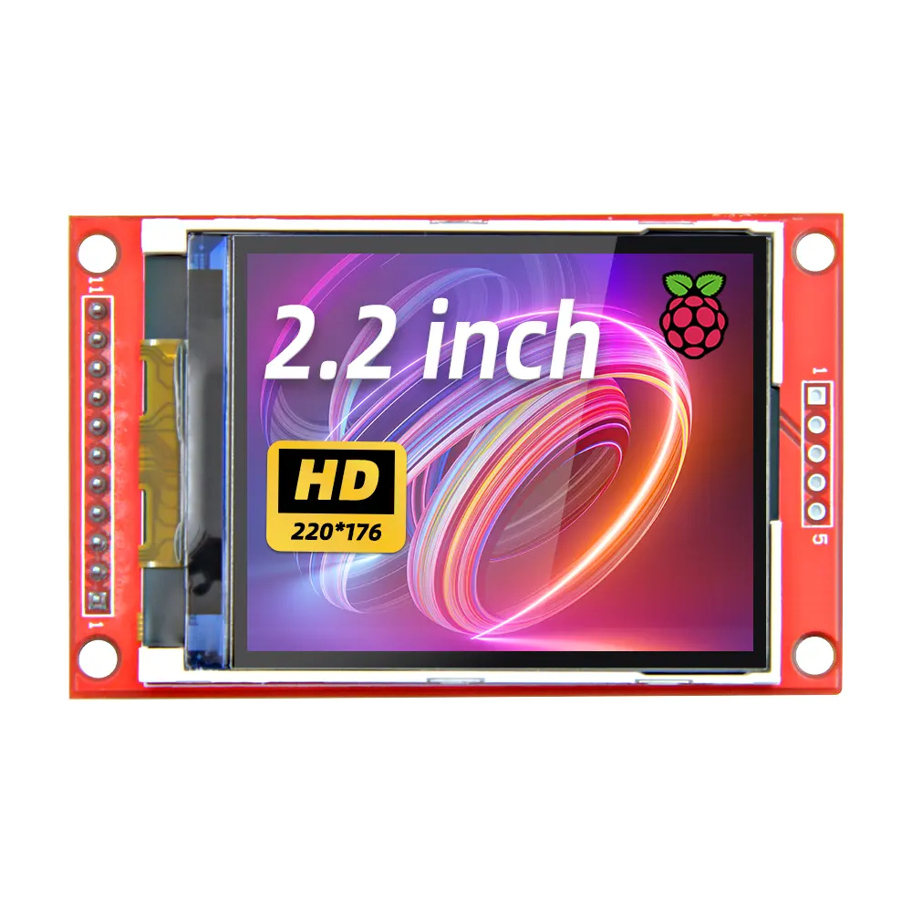 2.2 بوصة SPI شاشة مراقبة LCD 220*176 RGB 65K لوحة عرض LCD لونية لاردوينو