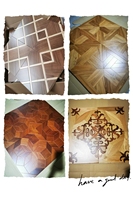 Parquet stratifié moderne en noyer naturel pour salon, lisse, à clipser, prix compétitif, garantie 5 ans