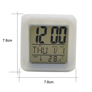 Reloj <span class=keywords><strong>Despertador</strong></span> LED Cuadrado RubySub, <span class=keywords><strong>Cubo</strong></span> Electrónico Creativo para Sublimación, con Cambio de Color y Película PET - Product Image 6