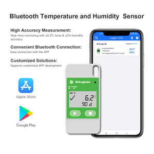 Ce RoHS en12830 <span class=keywords><strong>USB</strong></span> + BLE độ ẩm và nhiệt độ <span class=keywords><strong>datalogger</strong></span> cho tủ đông - Product Image 4