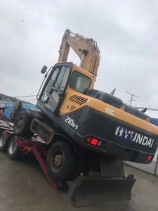 Excavadora de Ruedas Usada 210-5 de Segunda Mano con Alta Calidad, Capacidad de Cucharón de 1.2m, 6 Meses de Garantía, Fabricada en Corea - Product Image 6