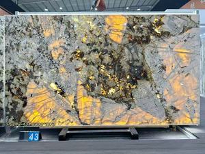 Piedra Natural de Lujo Brasileña Pandora, Diseño Moderno Cristalizado de Alta Gama, Losa Grande con Superficie Pulida para Cocina, Comedor o Taller - Product Image 4