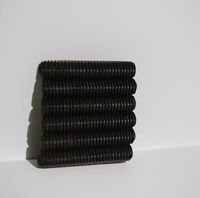 Black Carbon Steel Metric Thread Rod with Left/Right Hand Thread