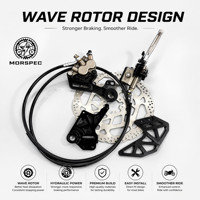 Kit de remplacement et de conversion complet du levier de frein arrière MORSPEC pour Ultra Bee Light Bee LBX Talaria X3 MX3 MX4