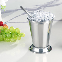 Tasse à Mojito en Acier Inoxydable 304, Standard Européen, Tasse à Vin Rouge Perlée, Fourniture Directe Usine, Tasse à Cocktail Moderne