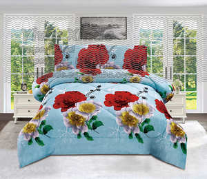 Set Copripiumino BORREGO 3 Pezzi Cal <span class=keywords><strong>King</strong></span> Pronto per la Spedizione, Caldo e Lussuoso, Stampato, Spesso, per Letto <span class=keywords><strong>King</strong></span> Size, Ideale per l'Inverno - Product Image 6