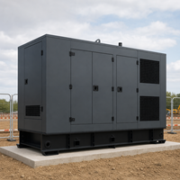 Groupe électrogène diesel silencieux de type canopy de 200 kW pour alimentation de secours d'urgence, triphasé 400 V 50 Hz