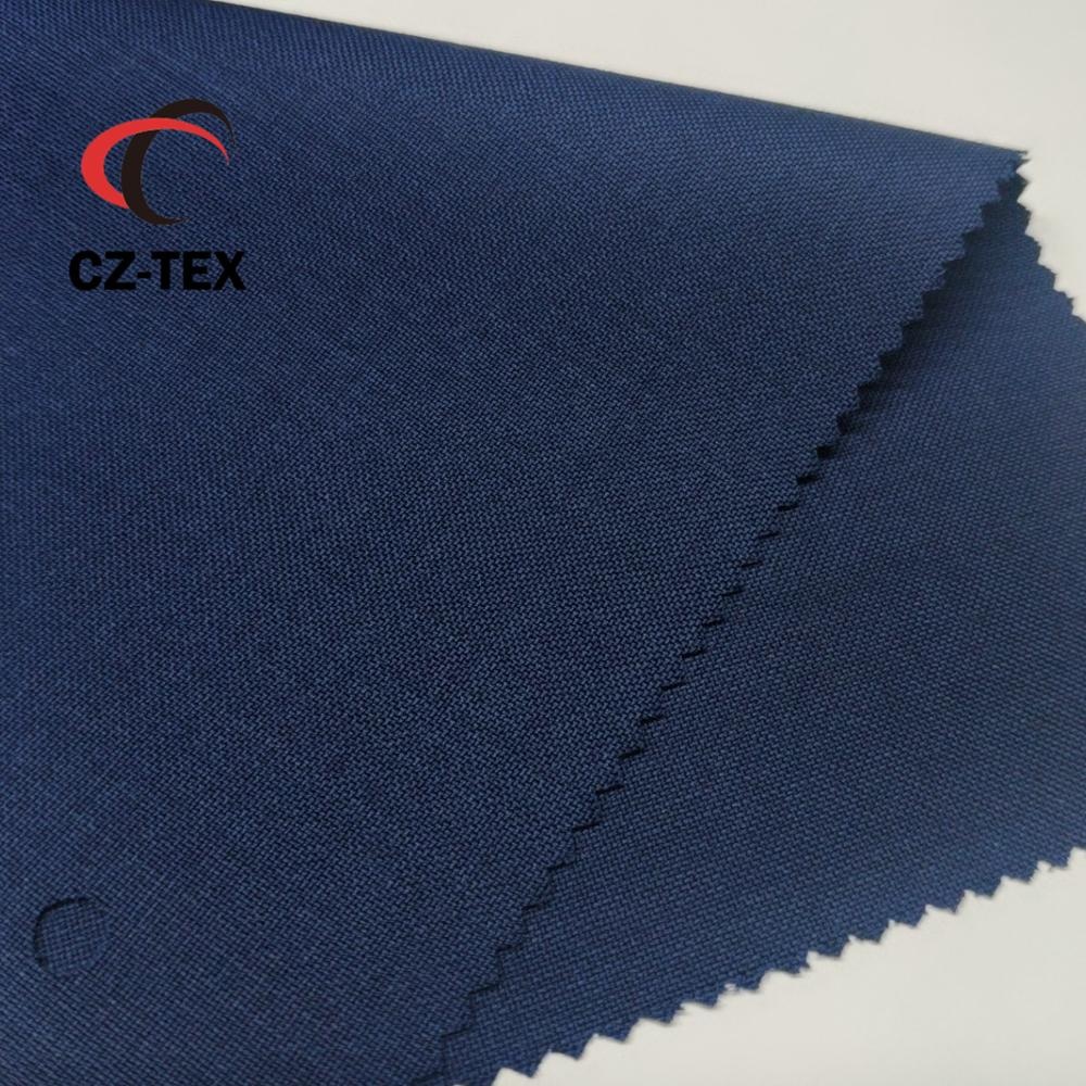 Super 120 Worsted Merino Wool Italian Style Blue Business Men Suit Fabric