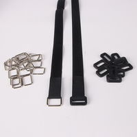 Sangles à boucles auto-agrippantes double face ignifuges personnalisées en nylon non tissé noir et blanc amovibles pour la maison, le bureau et l'entrepôt